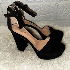 New Gianvito Rossi Platform Heel Sandals Size 36.5